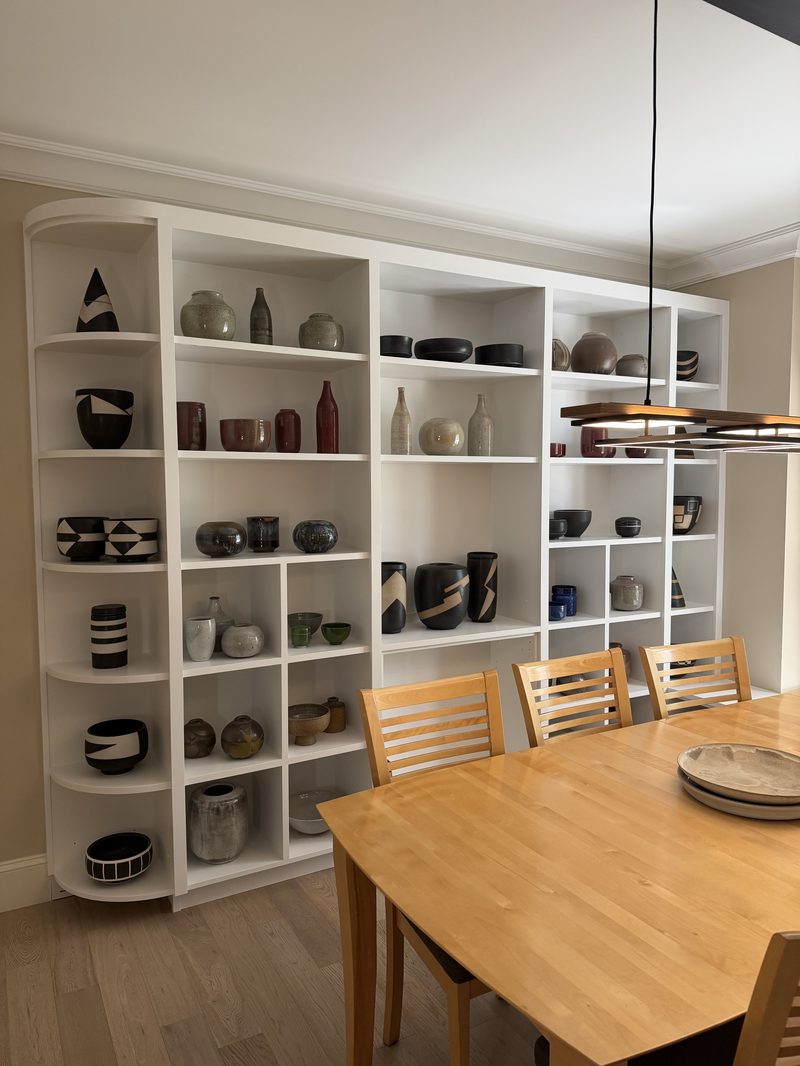 Custom built-in shelving