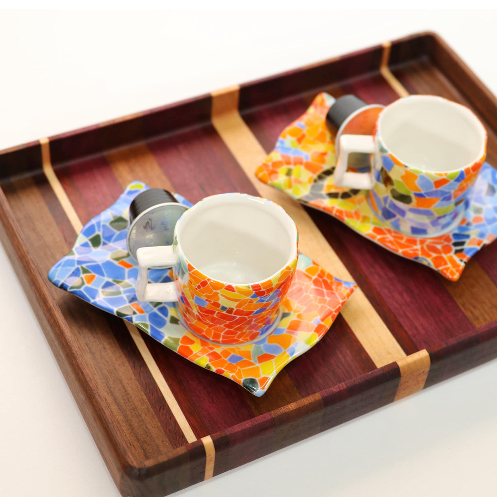 Rectangular catch-all tray